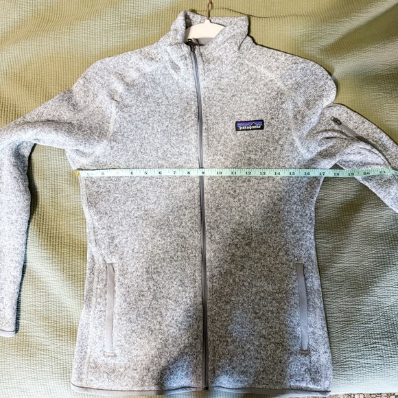 Patagonia Better Sweater Fleece Jacket Burch White Grey Size Small - Picture 10 of 14